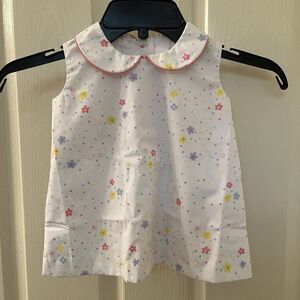 The Beaufort Bonnet Company TBBC Luannes Lunch Dress Floral Confetti 6-12 M NWT